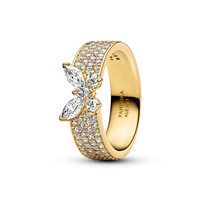 Anello Pandora Stone Cluster in Lega metallica Zirconia 164270C01-48